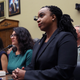 L-R: Rep. Alexandria Ocasio-Cortez (D-NY) Rep. Rashida Tlaib, (D-MI) Rep. Ayanna S. Pressley (D-MA) attend a House Oversight and Reform Committee hearing.